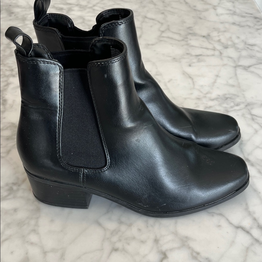 a new day Black Ankle Booties